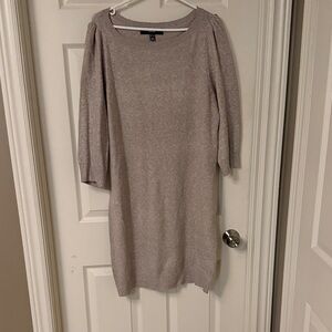 Vero Moda Women's Long Sleeve Tan Dress